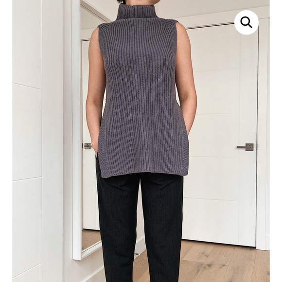 Aritzia wilfred merino wool sweater vest - Picture 2 of 6